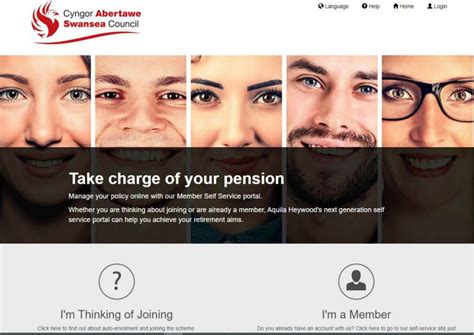 my swansea pension online.